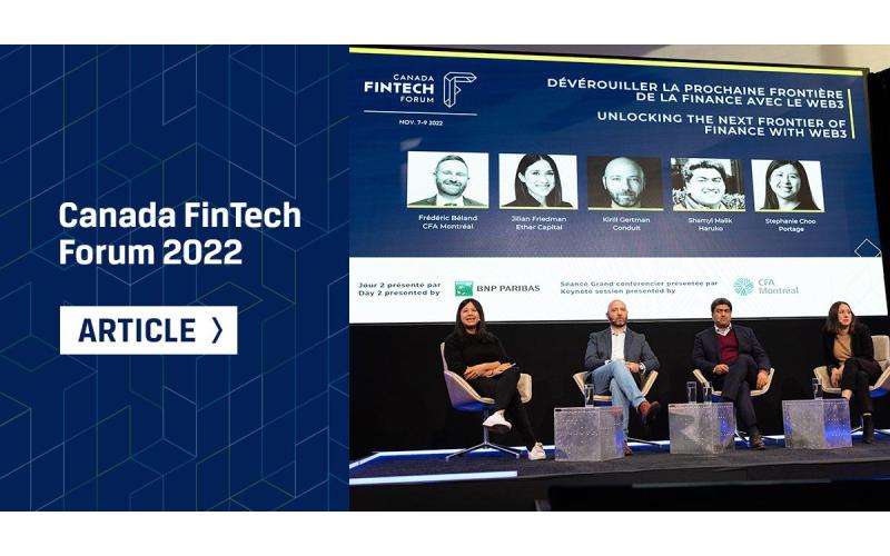 Canada FinTech Forum 2022 Succeeding in the Next Phase of Financial